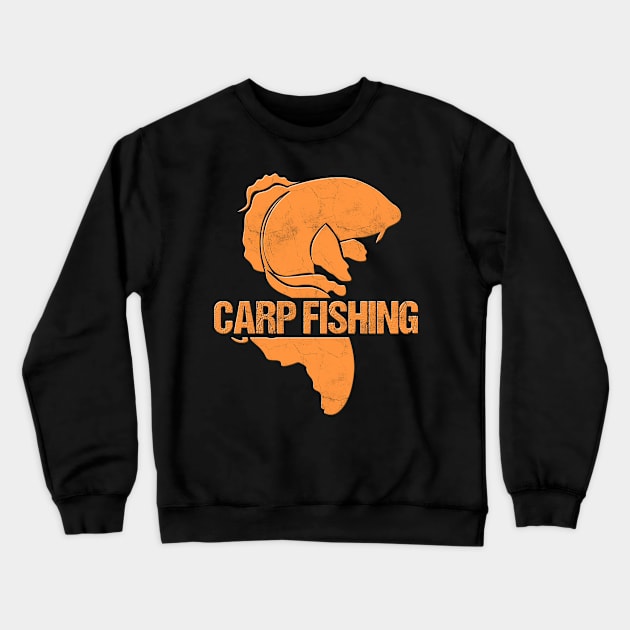 Carp Fishing Crewneck Sweatshirt by Imutobi